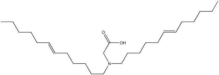 N,N-Di(6-dodecenyl)aminoacetic acid 구조식 이미지