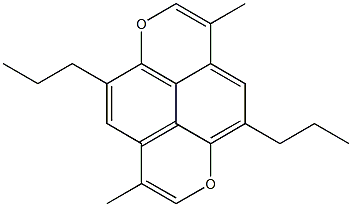 5,10-Dipropyl-3,8-dimethyl-1,6-dioxapyrene Structure