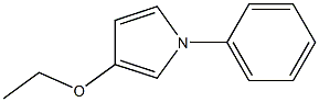 1-Phenyl-3-(ethyloxy)-1H-pyrrole Structure