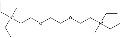 2,2'-[Ethylenebis(oxy)]bis(N,N-diethyl-N-methylethanaminium) Structure