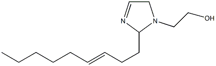 2-(3-Nonenyl)-3-imidazoline-1-ethanol 구조식 이미지