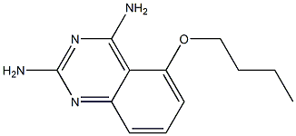 2,4-Diamino-5-butyloxy-quinazoline Structure