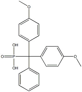 4,4'-Dimethoxytritylphosphonic acid Structure