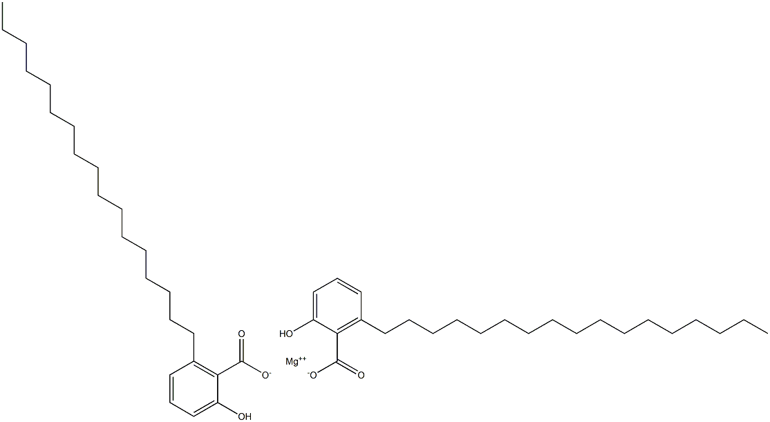 Bis(6-heptadecylsalicylic acid)magnesium salt Structure