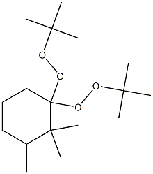 2,2,3-Trimethyl-1,1-bis(tert-butylperoxy)cyclohexane Structure