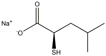 [R,(-)]-2-Mercapto-4-methylvaleric acid sodium salt 구조식 이미지