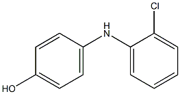 4-(2-Chloroanilino)phenol Structure