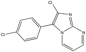 2-Chloro-3-(p-chlorophenyl)imidazo[1,2-a]pyrimidine Structure