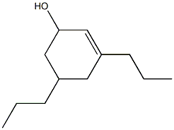 3,5-Dipropyl-2-cyclohexen-1-ol 구조식 이미지