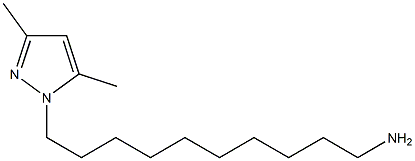 10-(3,5-Dimethyl-1H-pyrazol-1-yl)decan-1-amine Structure