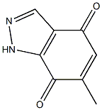 6-Methyl-1H-indazole-4,7-dione Structure