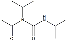 N,N'-Diisopropyl-N-acetylurea 구조식 이미지