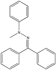 Benzophenone methyl(phenyl)hydrazone 구조식 이미지