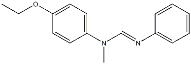 N1-Methyl-N2-phenyl-N1-(4-ethoxyphenyl)formamidine Structure