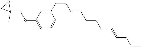 3-(8-Dodecenyl)phenyl 2-methylglycidyl ether 구조식 이미지