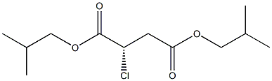 [S,(-)]-Chlorosuccinic acid di(2-methylpropyl) ester Structure