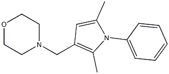 3-(Morpholinomethyl)-1-(phenyl)-2,5-dimethyl-1H-pyrrole Structure