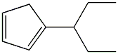 1-(Pentan-3-yl)-1,3-cyclopentadiene 구조식 이미지