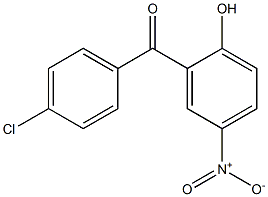2-Hydroxy-5-nitro-4'-chlorobenzophenone Structure