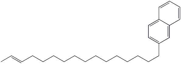 2-(14-Hexadecenyl)naphthalene 구조식 이미지
