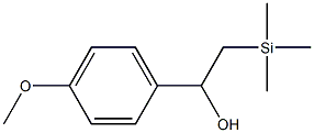 2-(Trimethylsilyl)-1-(4-methoxyphenyl)ethanol Structure