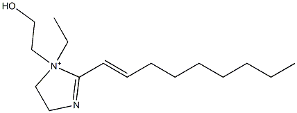 1-Ethyl-1-(2-hydroxyethyl)-2-(1-nonenyl)-2-imidazoline-1-ium 구조식 이미지