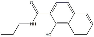 1-Hydroxy-N-propyl-2-naphthamide 구조식 이미지
