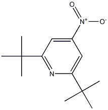 2,6-Di-tert-butyl-4-nitropyridine Structure