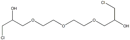 1,13-Dichloro-4,7,10-trioxa-2,12-tridecanediol 구조식 이미지