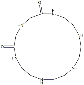 1,4,7,10,13,16-Hexaazacyclooctadecane-2,6-dione 구조식 이미지