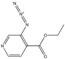 3-Azidopyridine-4-carboxylic acid ethyl ester 구조식 이미지