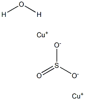 Copper(I) sulfite momohydrate Structure