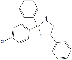 2-(4-Chlorophenyl)-2,5-diphenyl-1,3,2-thiazagermolidine 구조식 이미지