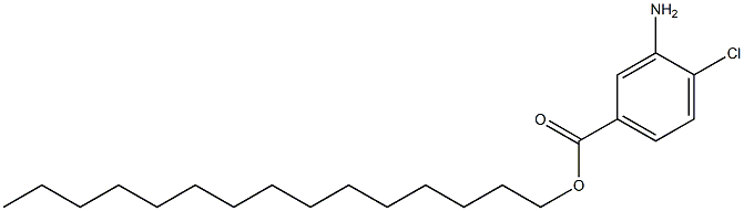 3-Amino-4-chlorobenzoic acid pentadecyl ester 구조식 이미지