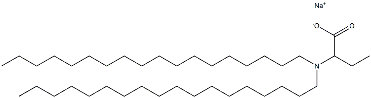 2-(Dioctadecylamino)butyric acid sodium salt 구조식 이미지
