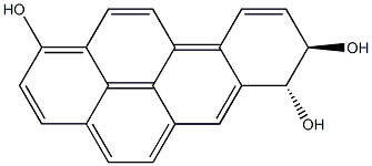 (7R,8R)-7,8-Dihydrobenzo[a]pyrene-1,7,8-triol Structure