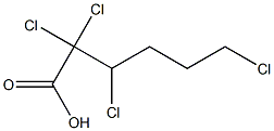 2,2,3,6-Tetrachlorocaproic acid Structure