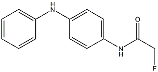 2-Fluoro-4'-(anilino)acetoanilide 구조식 이미지