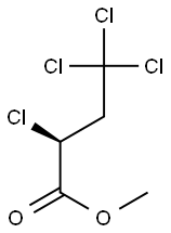 (S)-2,4,4,4-Tetrachlorobutanoic acid methyl ester 구조식 이미지