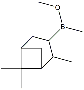 (2,6,6-Trimethylbicyclo[3.1.1]heptan-3-yl)(methyl)(methoxy)borane 구조식 이미지