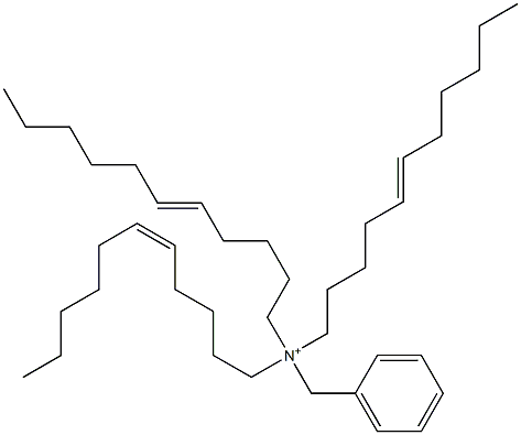 Tri(5-undecenyl)benzylaminium 구조식 이미지