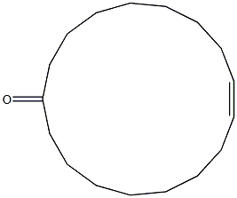 Cyploheptadecane-9-ene-1-one Structure