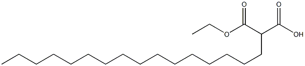 2-Ethoxycarbonyloctadecanoic acid Structure