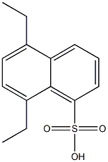 5,8-Diethyl-1-naphthalenesulfonic acid 구조식 이미지