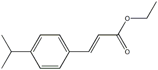 4-Isopropyl-trans-cinnamic acid ethyl ester Structure