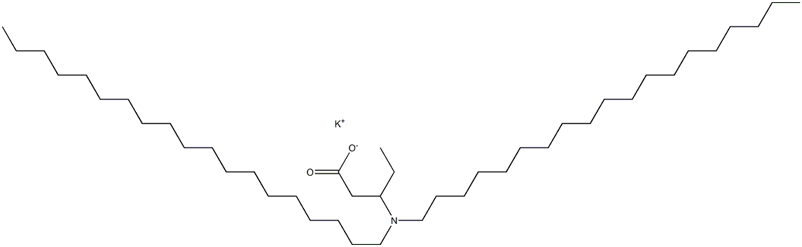 3-(Dinonadecylamino)valeric acid potassium salt Structure