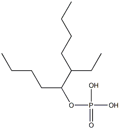 Phosphoric acid butyl(2-ethylhexyl) ester 구조식 이미지