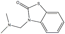 3-[Dimethylaminomethyl]benzothiazol-2(3H)-one Structure