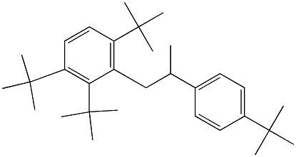 1-(2,3,6-Tri-tert-butylphenyl)-2-(4-tert-butylphenyl)propane 구조식 이미지