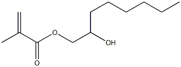 Methacrylic acid (2-hydroxyoctyl) ester 구조식 이미지